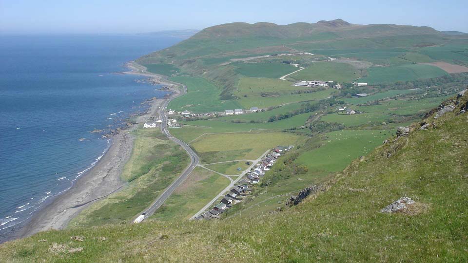 Lendalfoot Beach high view image