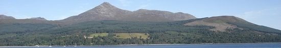 Brodick Castle from the ferry