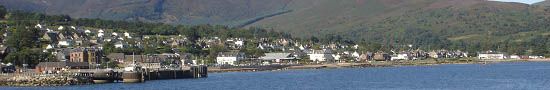 Brodick Isle of Arran from the ferry