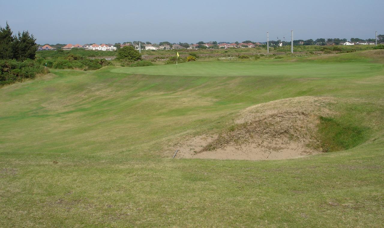 Irvine Golf Club 3rd green