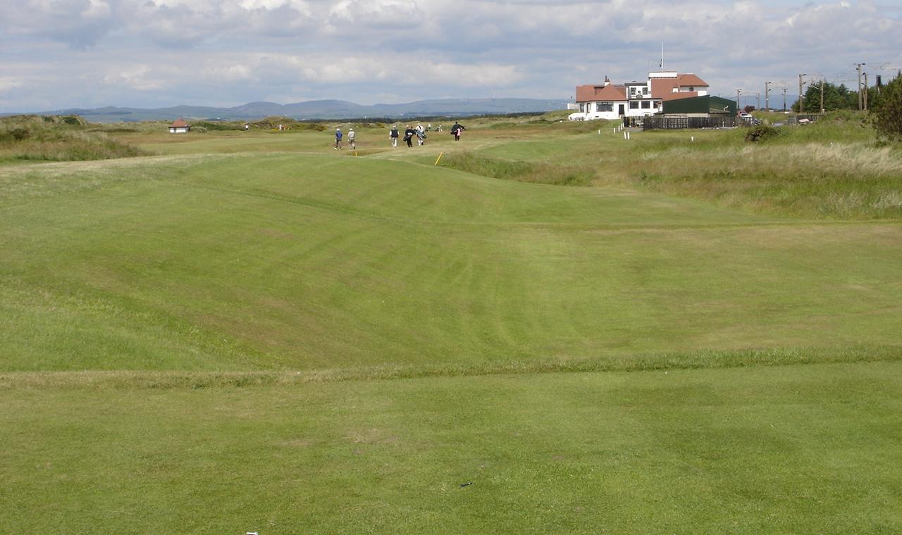 Western Gailes 18th tee