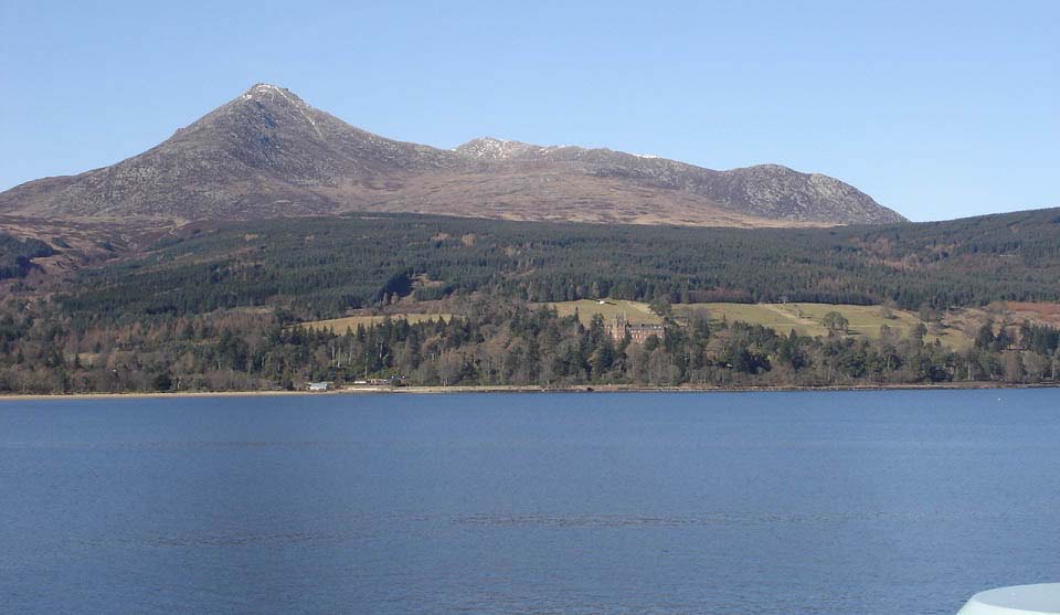 Goat Fell fro the Ferry image