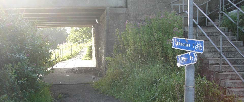 Ayr River Walk bridge image