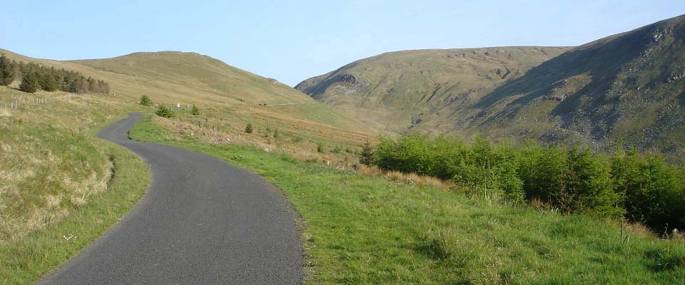 Nick of the Balloch view uphill image