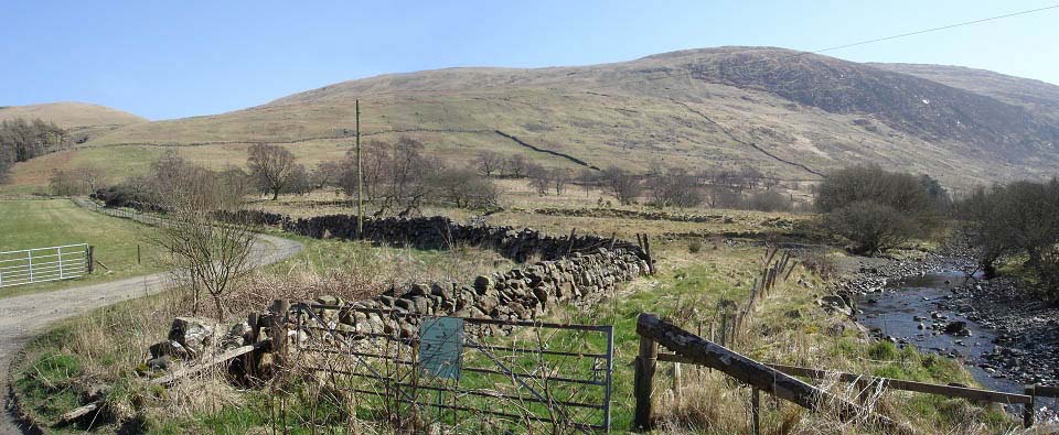 Blackcraig Hill easy route image