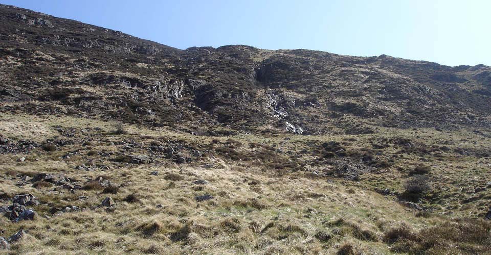 Blackcraig Hill west face climb image