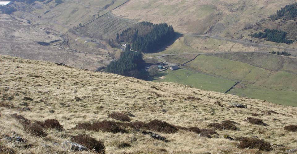 Blackcraig Hill view down image