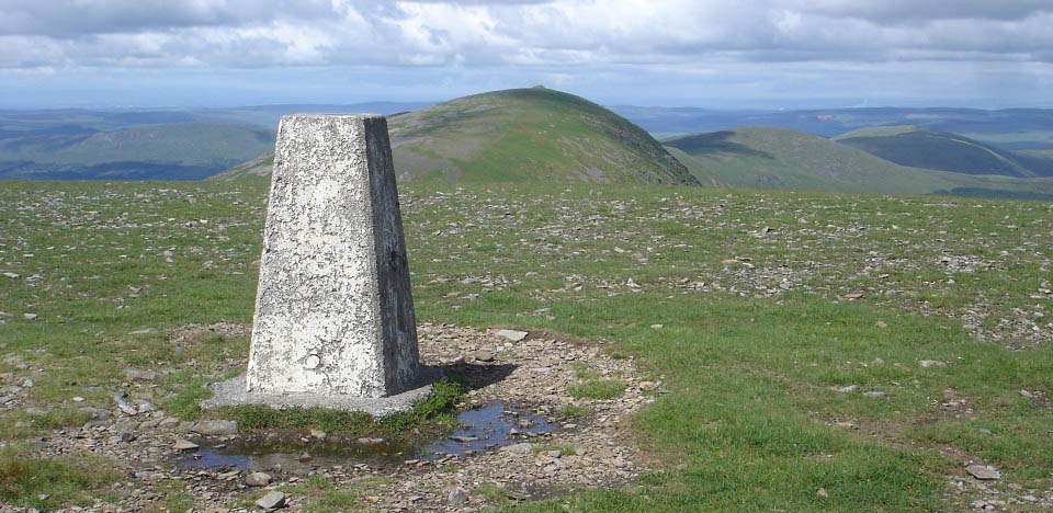 Corserine trig point view to Carllin's Cairn image