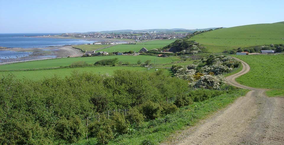 Looking back to Girvan image