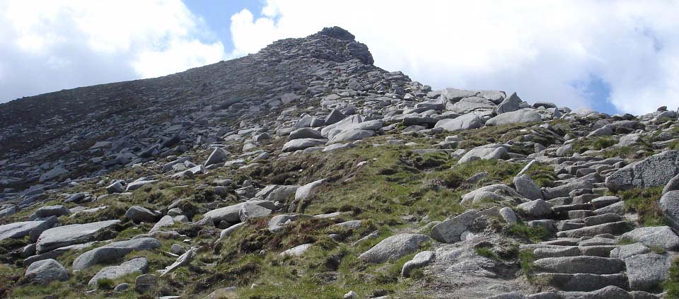 Goat Fell east ridge path image