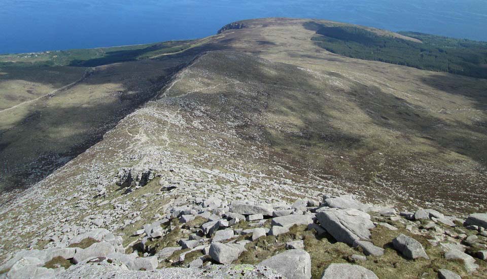 Goat Fell trail down to Cladach image