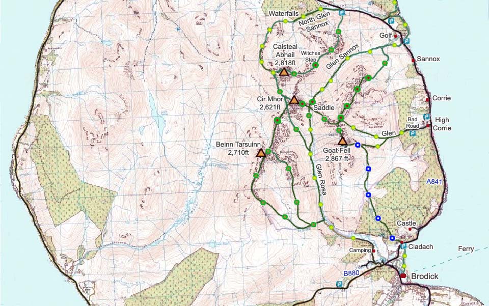 Goat Fell Map image