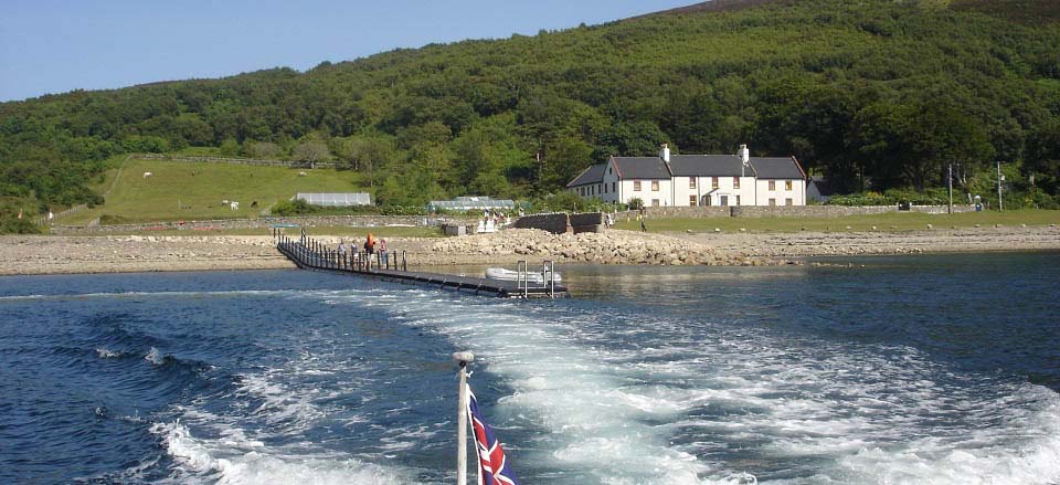 Holy Isle from the ferry image