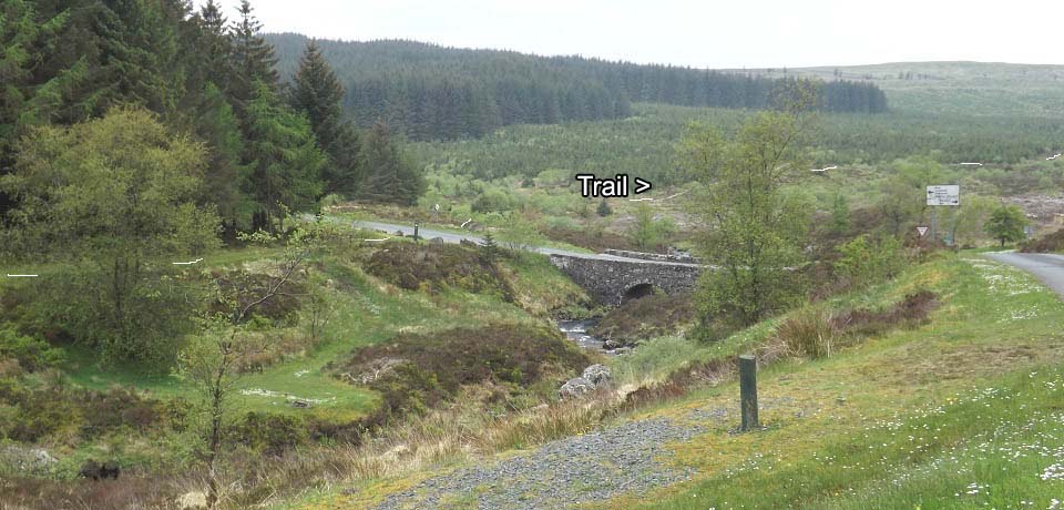 Stinchar Bridge from the car park image